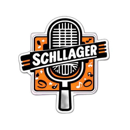 Sticker Retro 'Schlager'