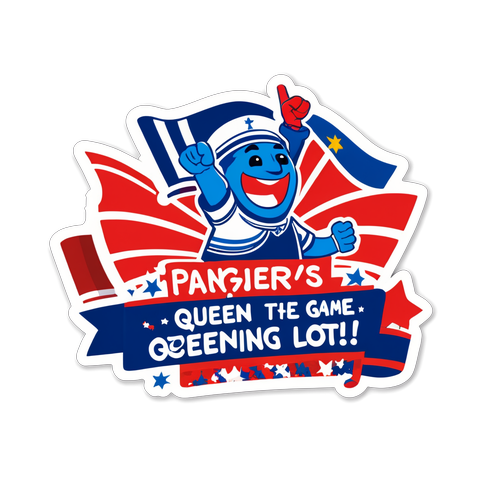 Sticker ya Furaha ya Mashabiki wa Rangers