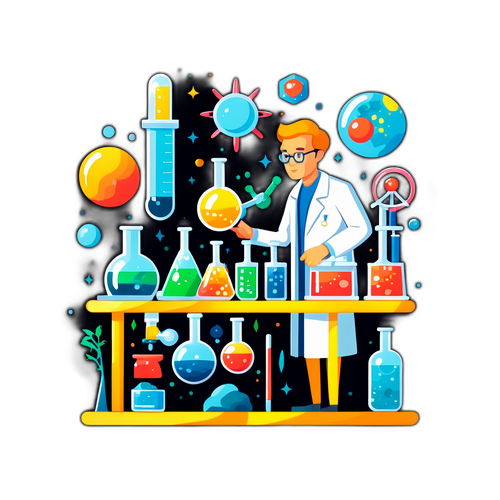 科学实验插图