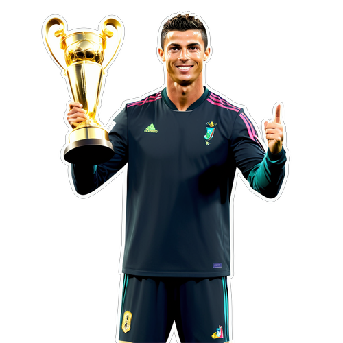 Cristiano Ronaldo met Trofee