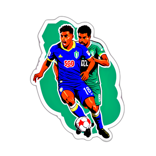 Un momento tenso durante el partido Mirassol versus Palmeiras