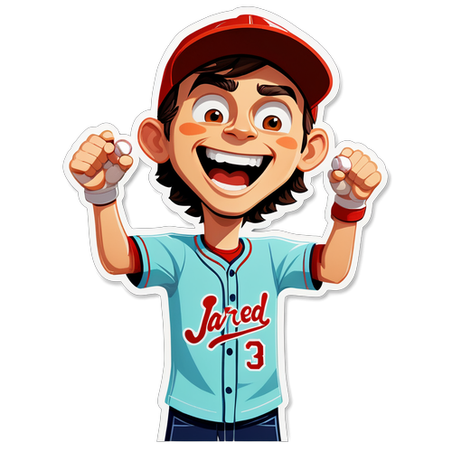 Playful Cartoon Portrait of Jared Young