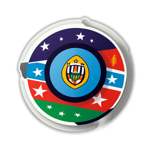 Sticker de la cultura futbolística de Santiago del Azar