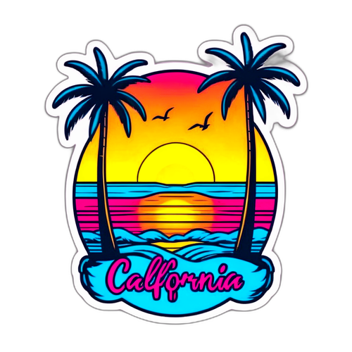 California Dreamin Sticker