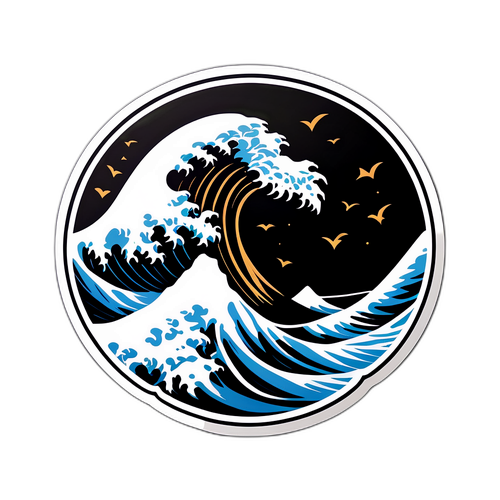 波動指數風格貼紙