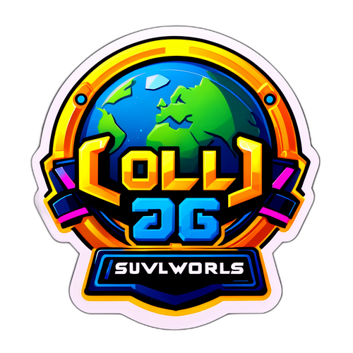 Autocollant futuriste pour les LOL Final Worlds 2025