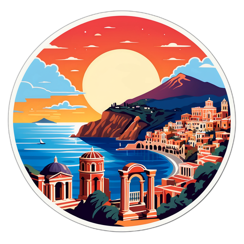 Sticker Scenico di Taormina
