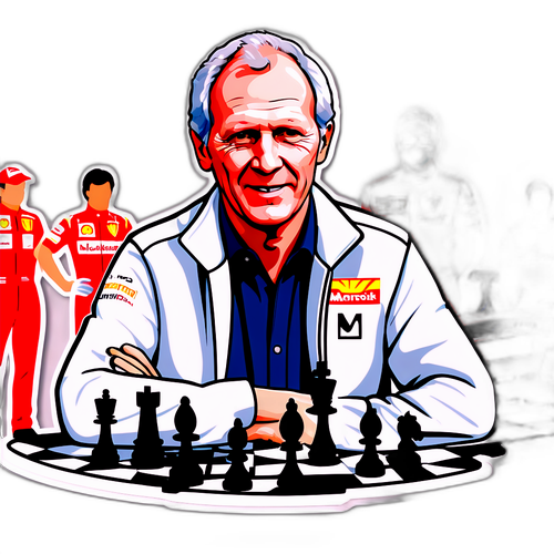 Helmut Marko am Schachbrett