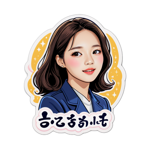 이수현 팬을 위한 감정 메시지 스티커