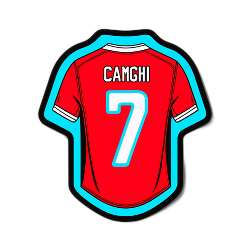 Adesivo retro per celebrare la maglia di Cambiaghi