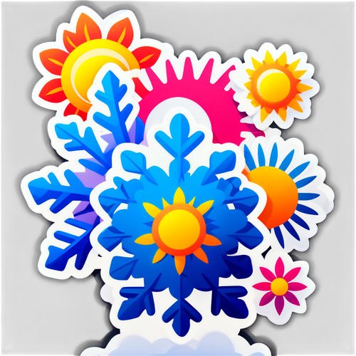 Malinaw na Sticker ng Ulan ng Panahon