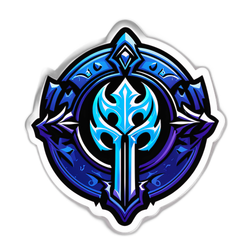 Стикер с логотипом Midnight из World of Warcraft