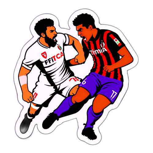 Perlawanan Sengit Pemain Milan dan Fiorentina
