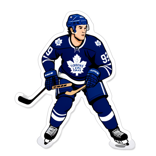 Conception d'autocollant pour les Maple Leafs de Toronto