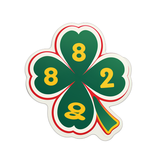 Adesivo Informativo: Números da Quina 6862