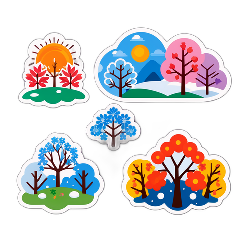 四季變化的特徵設計