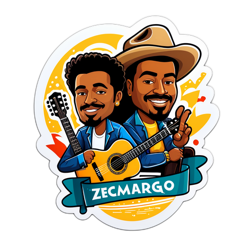 Adesivo de Zezé Di Camargo e Luciano