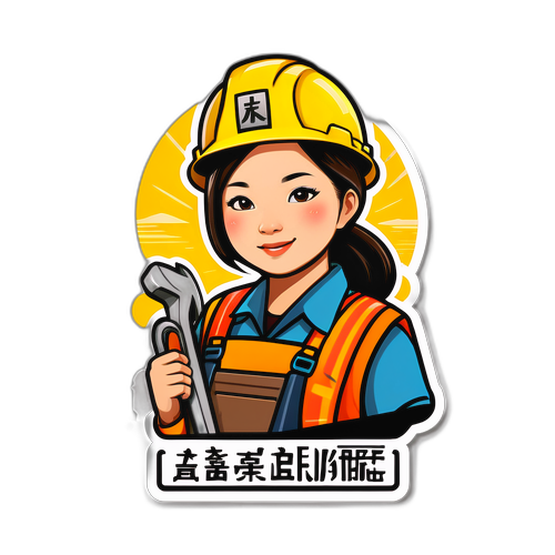 关于一位名叫肖柳的钢筋工的贴纸