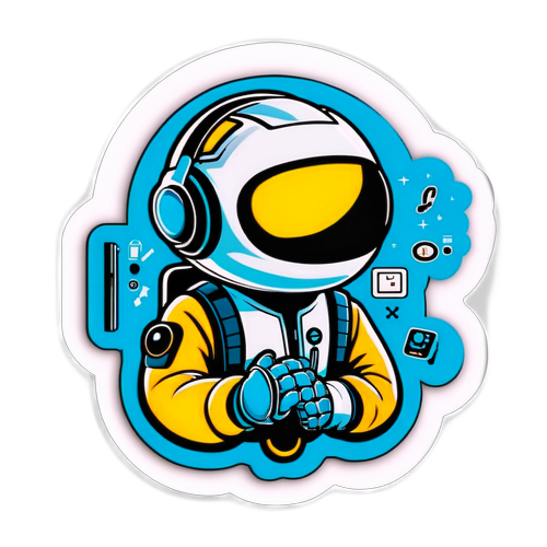 Masayang AI Copilot na Sticker