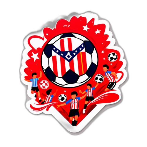 Atletico Madrid Klistermärke