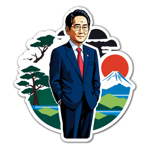 Makabagong Kultura: Unang Sulyap sa Minimally Styled Sticker ni Punong Ministro Fumio Kishida!