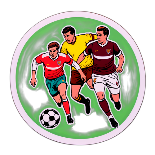 Sticker ya Kigeni ya Wachezaji wa Soka wa Doncaster na Bradford City