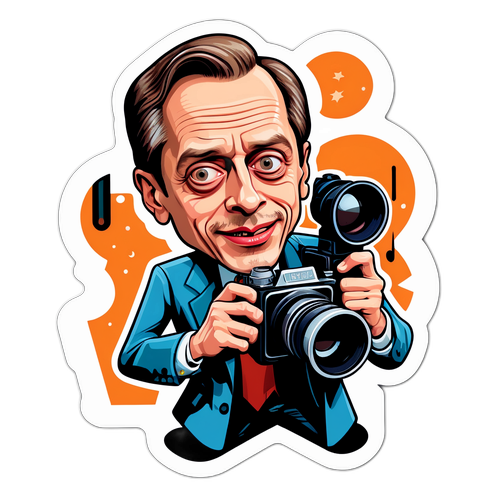 Caricatura Giocosa di Steve Buscemi