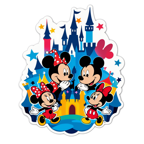 Arte divertida com o logo da Disney