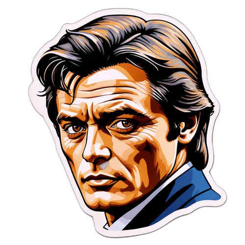 Ikonický obraz Alaina Delona