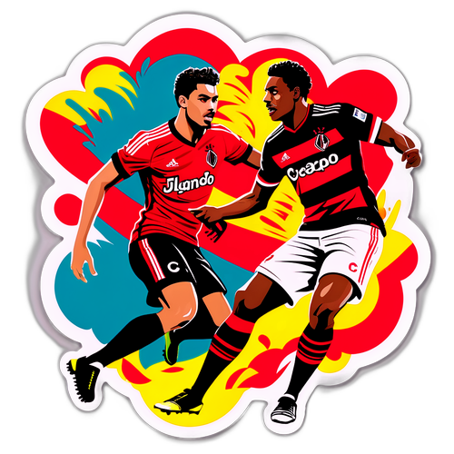 Flamengo vs. Ceará Duel Sticker