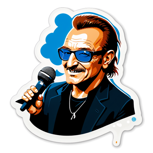 Bono Myy Uuden Tason! Katso Tämä Tyylikäs Tarrasuunnittelu Legendan Signeeraamalla Sivistyksellä!