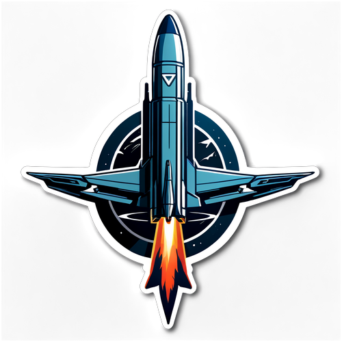 Futuristikong Sticker ng Typhon Missile