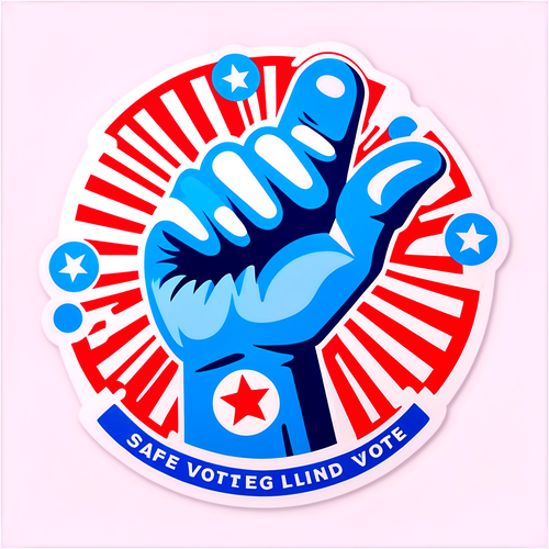 안전한 투표를 위한 스티커