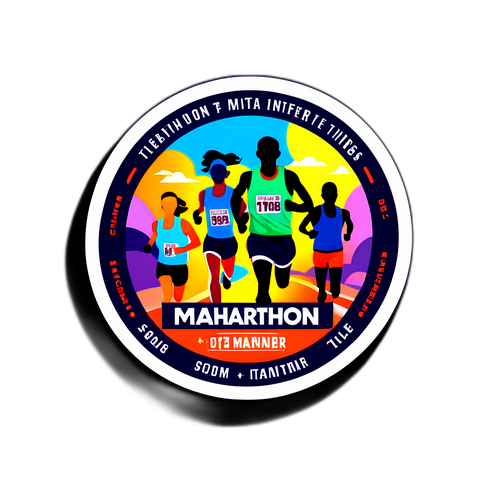 馬拉松激勵貼紙