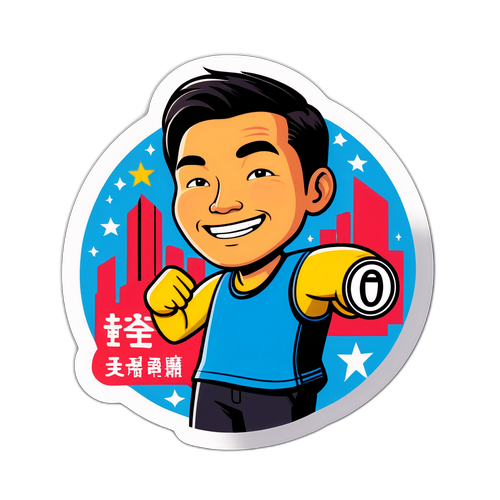 励志贴纸：勇往直前