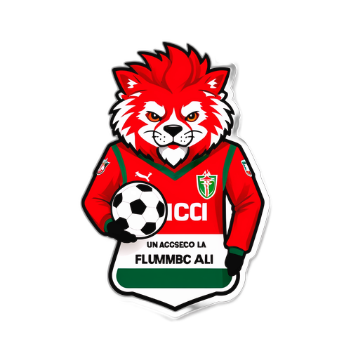Bold Sticker Capturing the Spirit of América de Cali vs. Fluminense