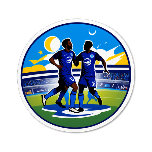 Stiker Perlawanan Al-Hilal vs Al-Orobah
