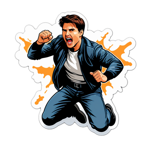 Dynamic Action Sticker z Tomem Cruisem