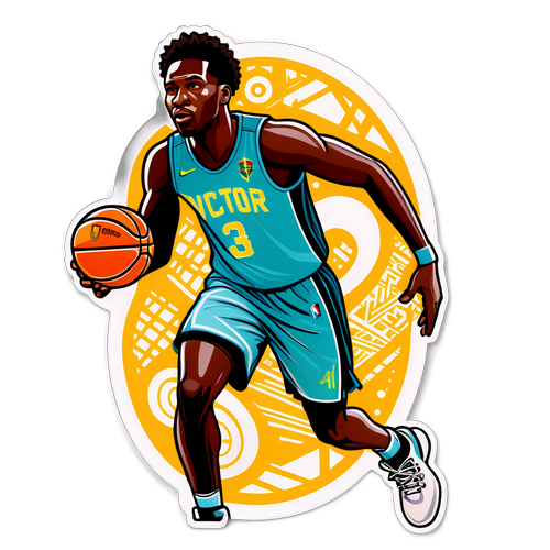 Autocollant de Victor Wembanyama