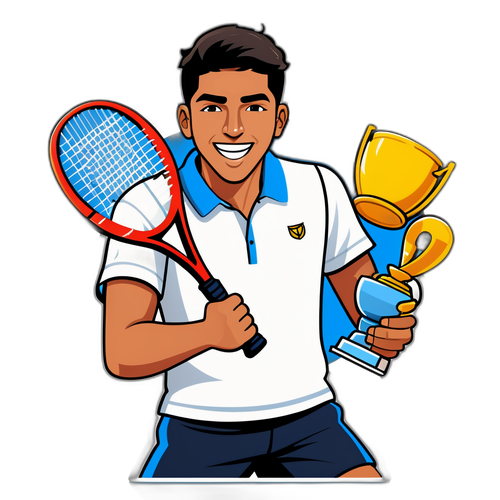 Carlos Alcaraz Merayakan Kemenangan