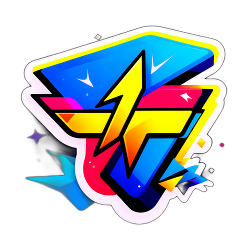 Наклейка с логотипами Navi и FaZe