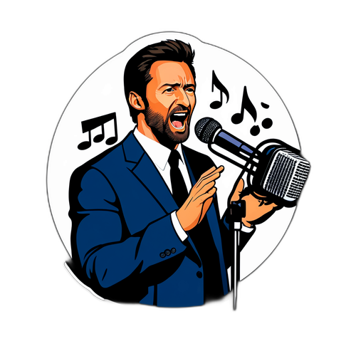 Hugh Jackman Sjunger