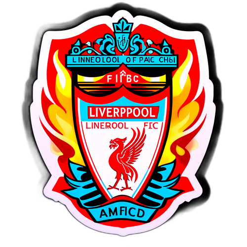 Sticker met het Liverpool FC-logo