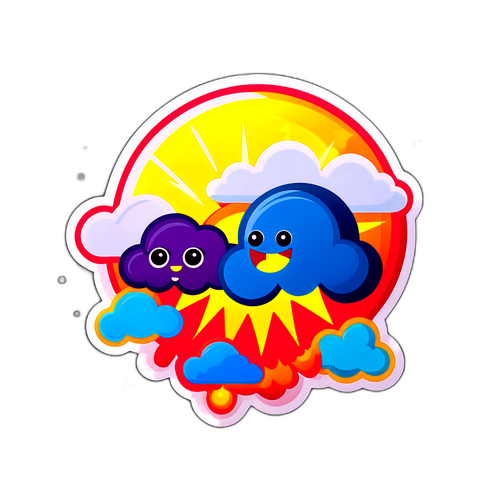 Soare și nori: Etichetă pentru vremea de mâine