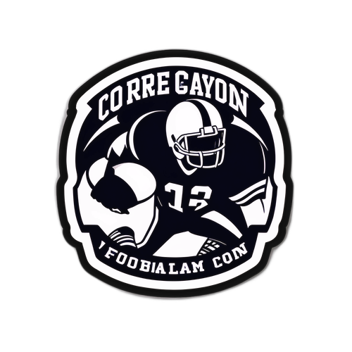 Nostalgic Corner Canyon Football Sticker