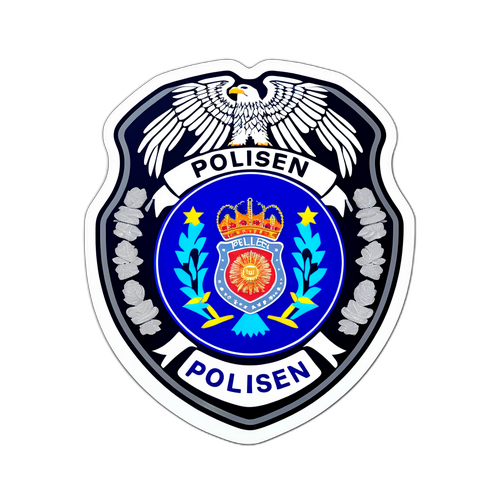 Polisen Emblemklistermärke