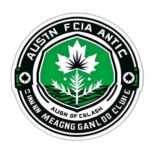 Stiker Perpaduan Austin FC dan New England