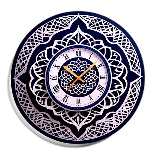 Jam Dinding 'Waktu Sholat Hari Ini' dengan Desain Unik