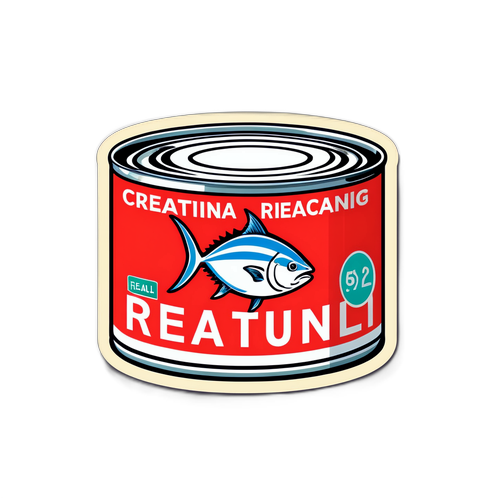 Quirky Tuna Recall Sticker