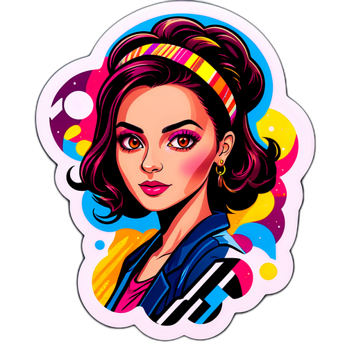 Sticker représentant Lyna Khoudri